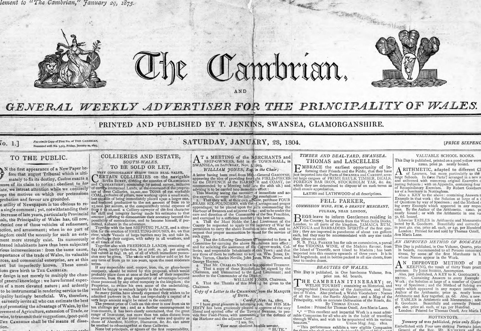 newspaper the cambrian